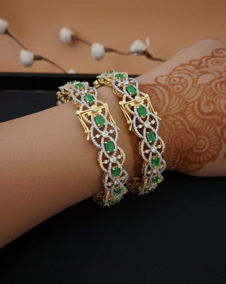Karishma AD Kada - AD Bangles | Model Wearing View | Buy Online India | Zevarly