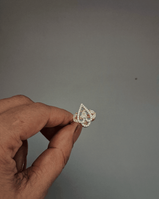 Kathyayini Glamour Ring - American Diamond Ring | Lifestyle Shot | Buy Online India | Zevarly