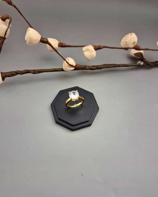 Kavira Shine Ring - American Diamond Ring | Main Product View | Buy Online India | Zevarly