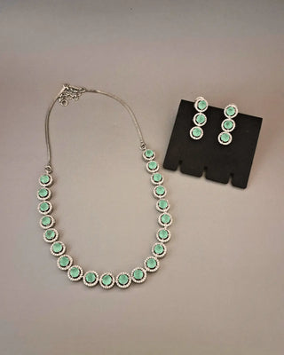 Zevarly Ketki AD Necklace Set