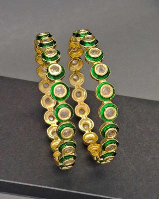 Kisha Meenakari AD Bangles Main Image