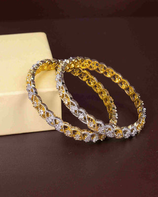 Kovi American Diamond Bangles Side View