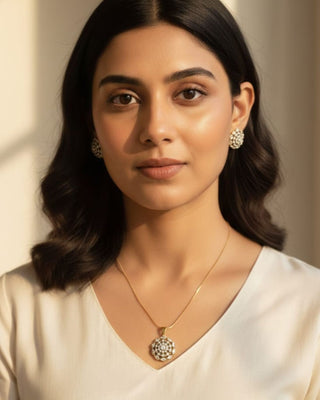 Zevarly Nayra Luxe Pendant Set