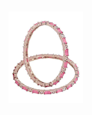Lavanya Party Wear AD Bangles - AD Bangles | Model Wearing View | Buy Online India | Zevarly