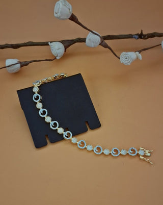 Lily Flawless Free size CZ Bracelet - AD Bracelet | Bracelet Close-Up | Buy Online India | Zevarly