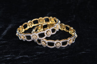 Zevarly Riddhi AD Bangles