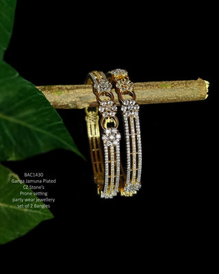 Majestic AD Chuda - AD Bangles | Stone Detail View | Buy Online India | Zevarly