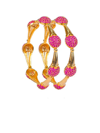 Zevarly Vedika Stone Studded Bangles