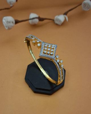 Radiant Square Brilliance AD Bracelet -Nisha