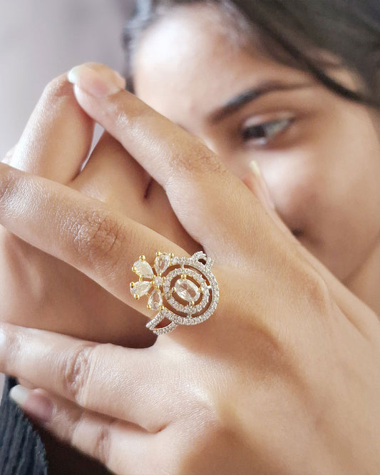 Phuljhadi Designer Adjustable Ring