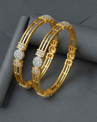 Paridhi AD Bangles - AD Bangles | Side Angle View | Buy Online India | Zevarly