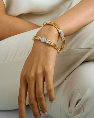 Paridhi AD Bangles - AD Bangles | Side Angle View | Buy Online India | Zevarly
