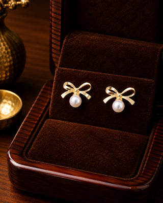 Anti Tarnish Polished Gold Stud - Qiana