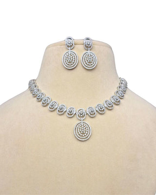 Aayla Equisite NeckExquisite Necklace Set Product Image 2lace Set RH - Zevarly