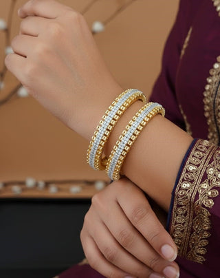 Radiant AD Bangles - AD Bangles | Main Product View | Buy Online India | Zevarly