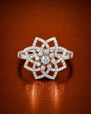 Cocktail Adjustable AD Ring - Mousami