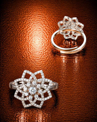 Cocktail Adjustable AD Ring - Mousami