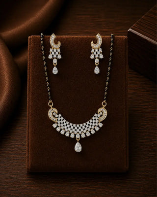 Elegant AD Stone Mangalsutra - Kivi - AD MANGALSUTRA | Zevarly (Image 1)