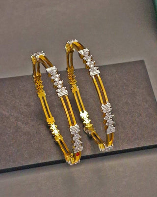 Royal AD Kangan - AD Bangles | Bangle Set Close-Up | Buy Online India | Zevarly