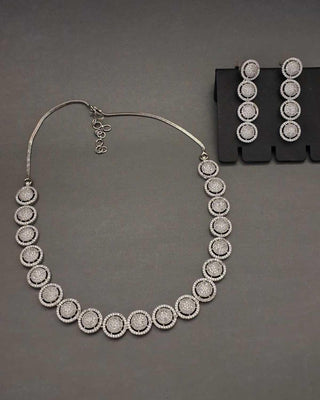Rupika Necklace Set - AD Necklace Set | Full Set View | Buy Online India | Zevarly