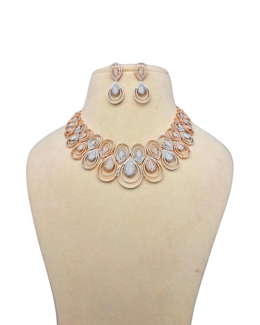 MARCELO MICRO CZ NECKLACE SET RS - Zevarly