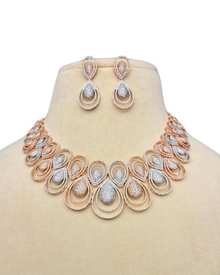 MARCELO MICRO CZ NECKLACE SET RS - Zevarly