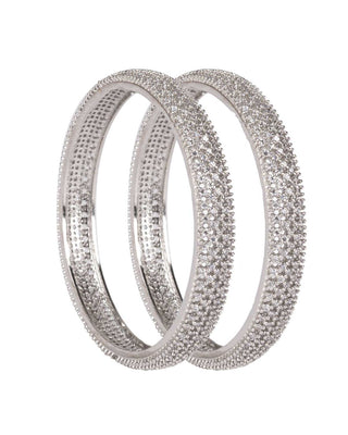 MILEY CUBIC ZIRCON BANGLES - Zevarly