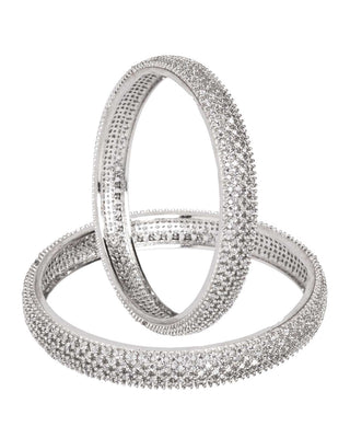 MILEY CUBIC ZIRCON BANGLES - Zevarly