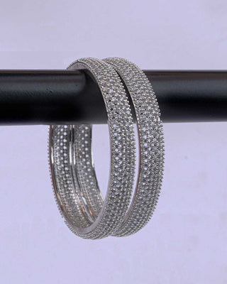 MILEY CUBIC ZIRCON BANGLES - Zevarly