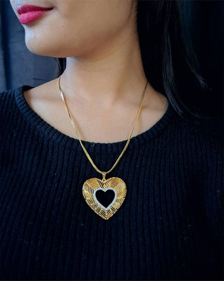 Saathiya Saath Nibhana Locket - AD Pendant Set | Lifestyle Shot | Buy Online India | Zevarly