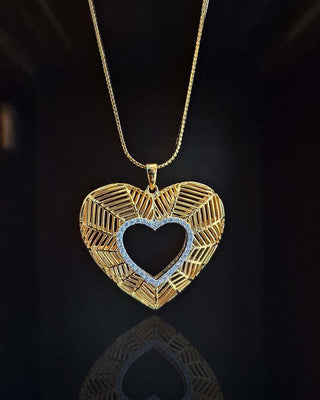 Saathiya Saath Nibhana Locket - AD Pendant Set | Model Wearing View | Buy Online India | Zevarly