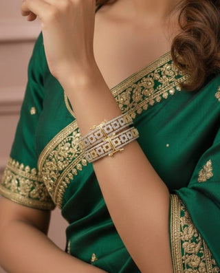 Sandhya Openable Bangles - AD Bangles | Main Product View | Buy Online India | Zevarly
