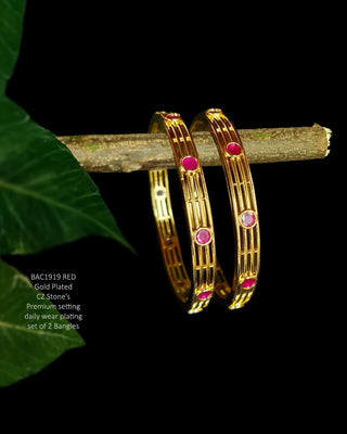 Shubha AD Bangles - AD Bangles | Side Angle View | Buy Online India | Zevarly