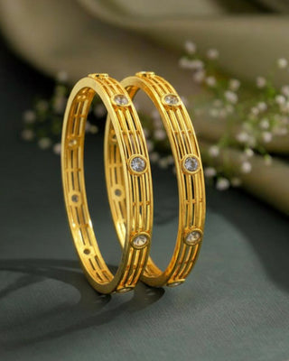 Shubha AD Bangles - AD Bangles | Bangle Set Close-Up | Buy Online India | Zevarly
