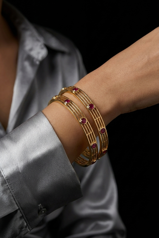 Shubha AD Bangles - AD Bangles | Lifestyle Shot | Buy Online India | Zevarly