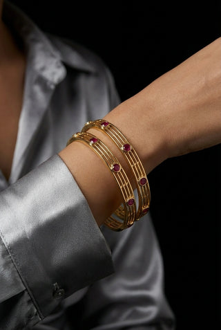 Zevarly Vartika AD Bangles