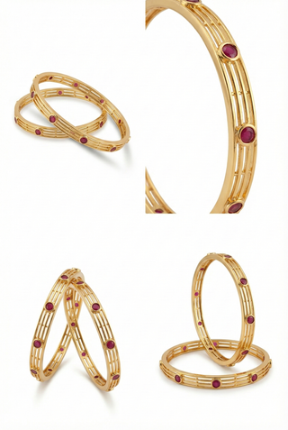 Shubha AD Bangles - AD Bangles | Lifestyle Shot | Buy Online India | Zevarly