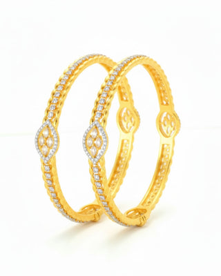 Srishti AD Bangles - AD Bangles | Side Angle View | Buy Online India | Zevarly