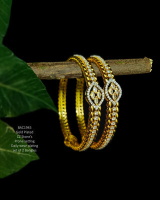 Srishti AD Bangles - AD Bangles | Side Angle View | Buy Online India | Zevarly