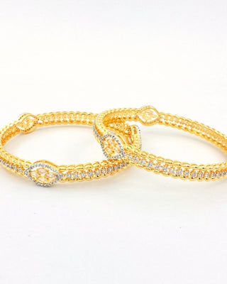 Srishti AD Bangles - AD Bangles | Side Angle View | Buy Online India | Zevarly