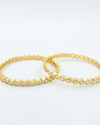 Suman AD Bangles - AD Bangles | Side Angle View | Buy Online India | Zevarly