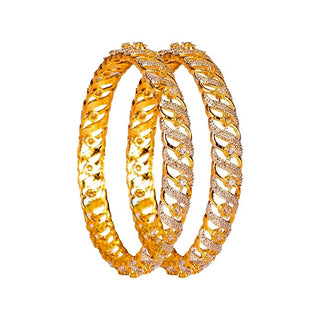 Suman Fashionable AD bangles - AD Bangles | Side Angle View | Buy Online India | Zevarly