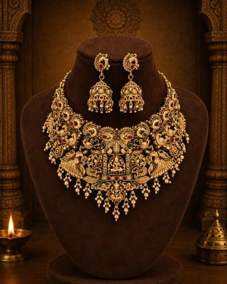 Royal Divine Heritage Broad Bridal Choker Set- Nitushree