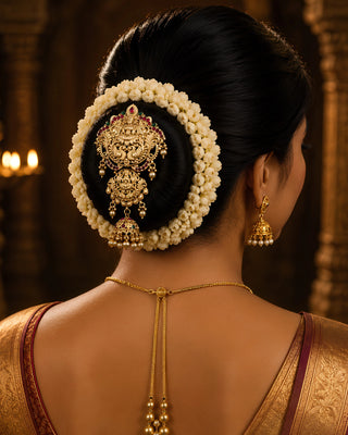 Heirloom Temple Hair Bun Pin - Radheshree
