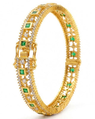 Tisha Openable Bangles - AD Bangles | Lifestyle Shot | Buy Online India | Zevarly