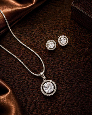 Zevarly Seema Luxurious AD pendant set