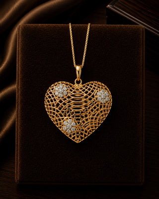 Zevarly Humanva Designer Locket with Chain