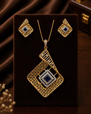 Zevarly Divya Alluring Vibe Pendant Set