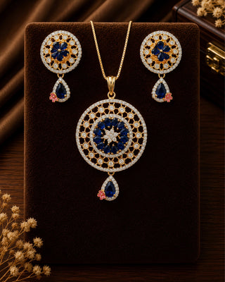 Zevarly Timeless Treasure Pendant Set