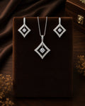 Zevarly Glowing Ember Pendant Set -Sonam